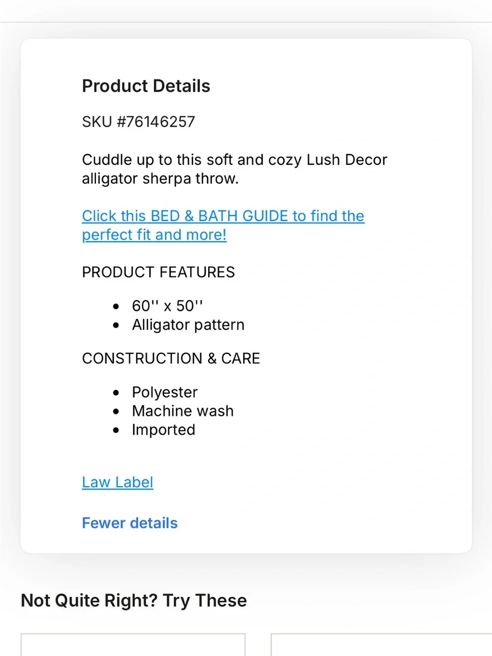 Lush Decor Alligator Sherpa Throw Blanket - White with Gray & Green Alligators
